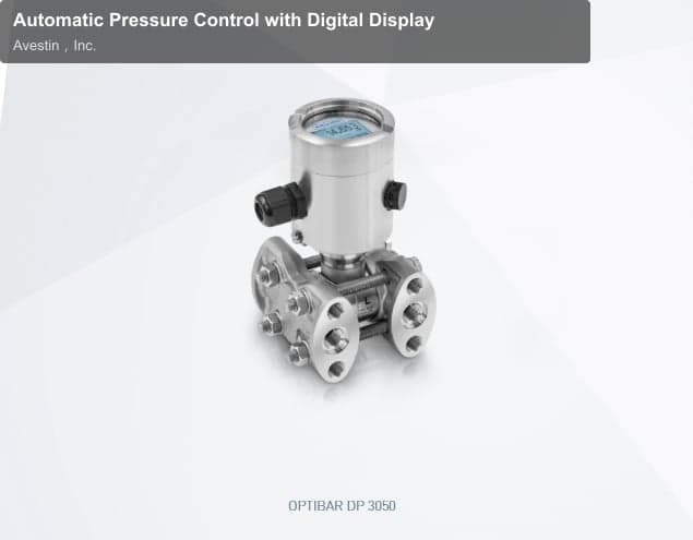 Automatic Pressure Control with Digital Display