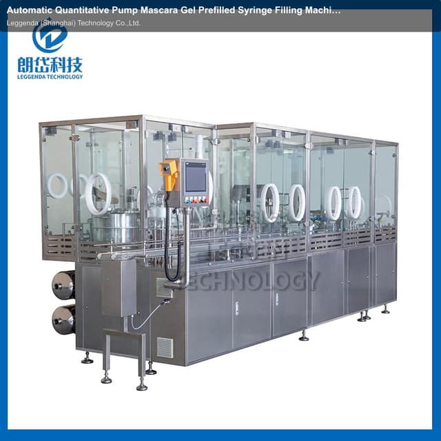 Automatic Quantitative Pump Mascara Gel Prefilled Syringe Filling Machine