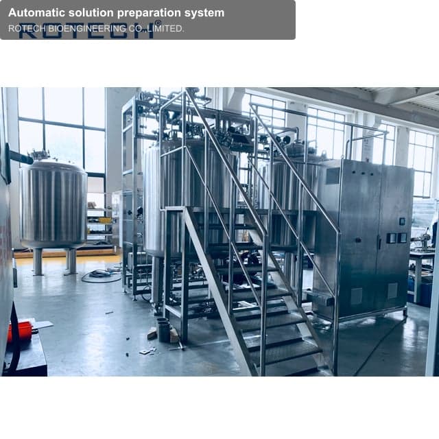 Automatic solution preparation system