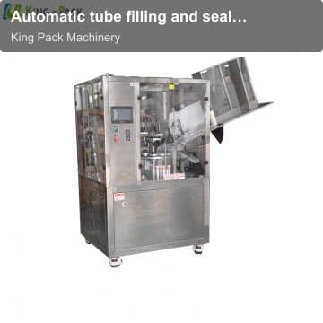 Automatic tube filling and sealing machine
