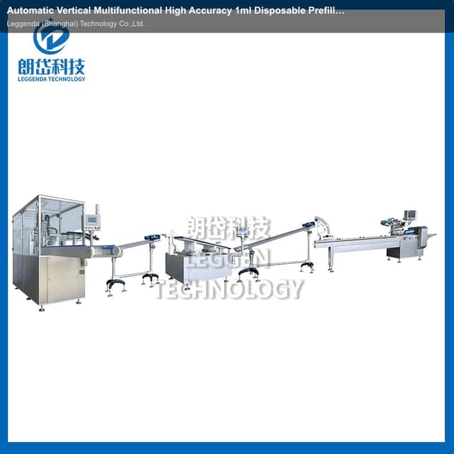 Automatic Vertical Multifunctional High Accuracy 1ml Disposable Prefilled Syringe Filling Machine
