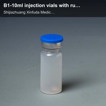 B1-10ml injection vials with rubber and stopper