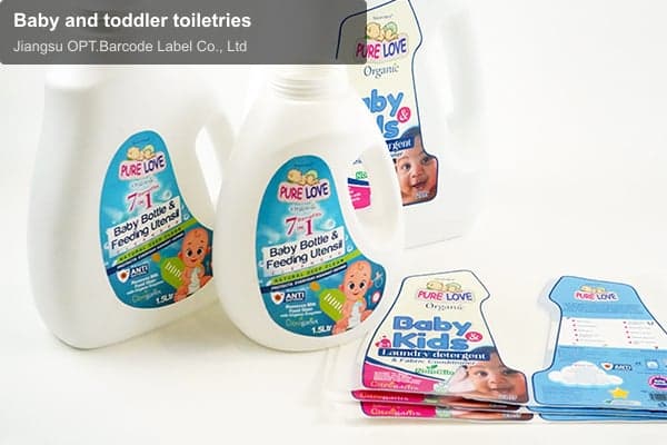 Baby and toddler toiletries
