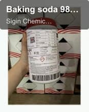 Baking soda 98%in bottles