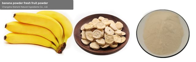 banana powder fresh fruit powder