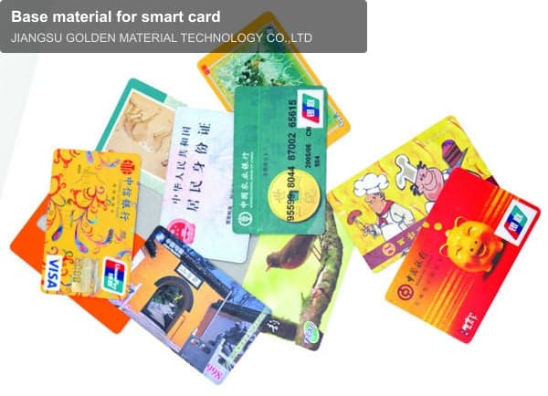 Base material for smart card