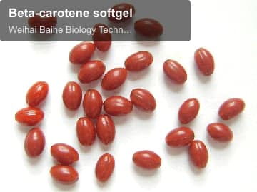 Beta-carotene softgel