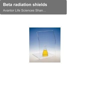 Beta radiation shields