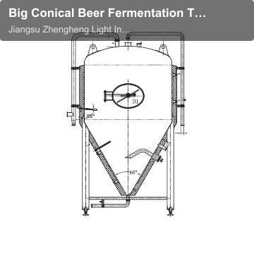 Big Conical Beer Fermentation Tank