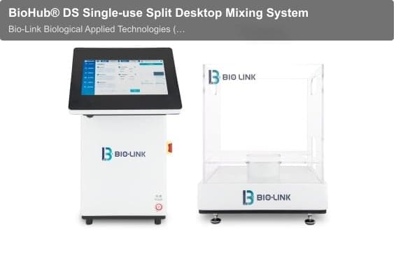 BioHub® DS Single-use Split Desktop Mixing System