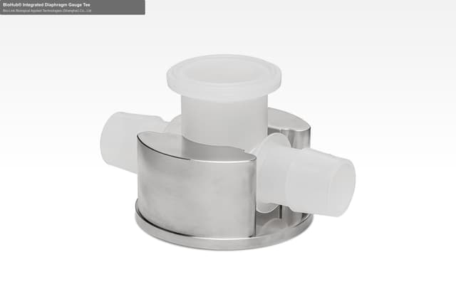 BioHub® Integrated Diaphragm Gauge Tee