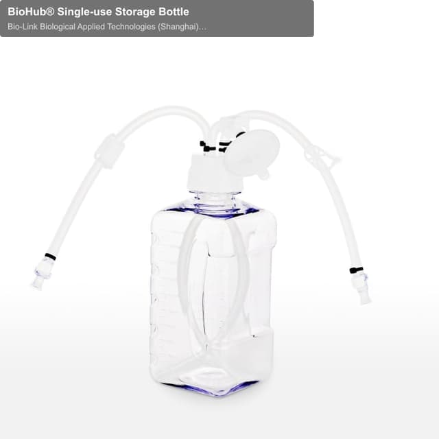 BioHub® Single-use Storage Bottle