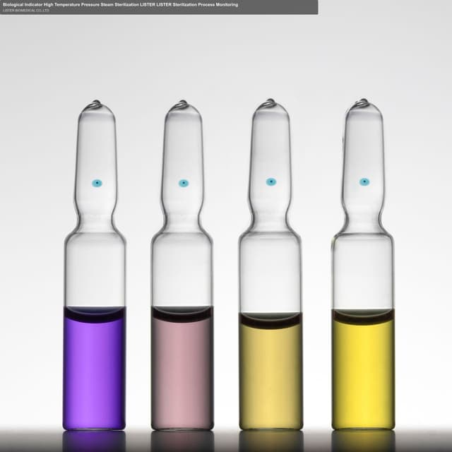 Biological Indicator High Temperature Pressure Steam Sterilization LISTER LISTER Sterilization Process Monitoring