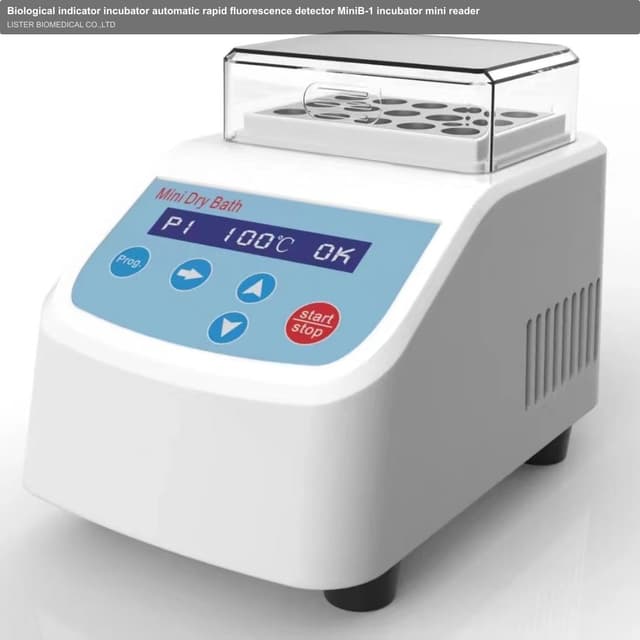 Biological indicator incubator automatic rapid fluorescence detector MiniB-1 incubator mini reader