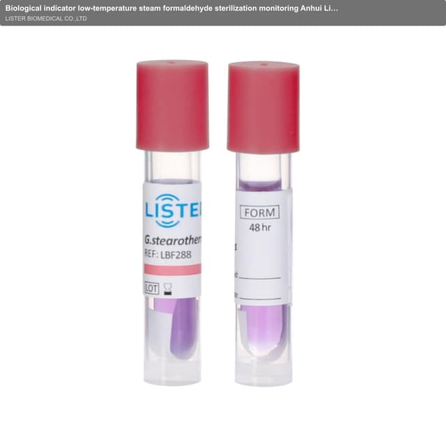 Biological indicator low-temperature steam formaldehyde sterilization monitoring Anhui Lister factory directly supply 48-hour indicator