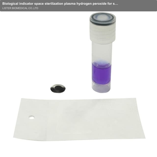Biological indicator space sterilization plasma hydrogen peroxide for sterilization process control monitoring