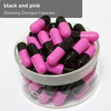 black and pink