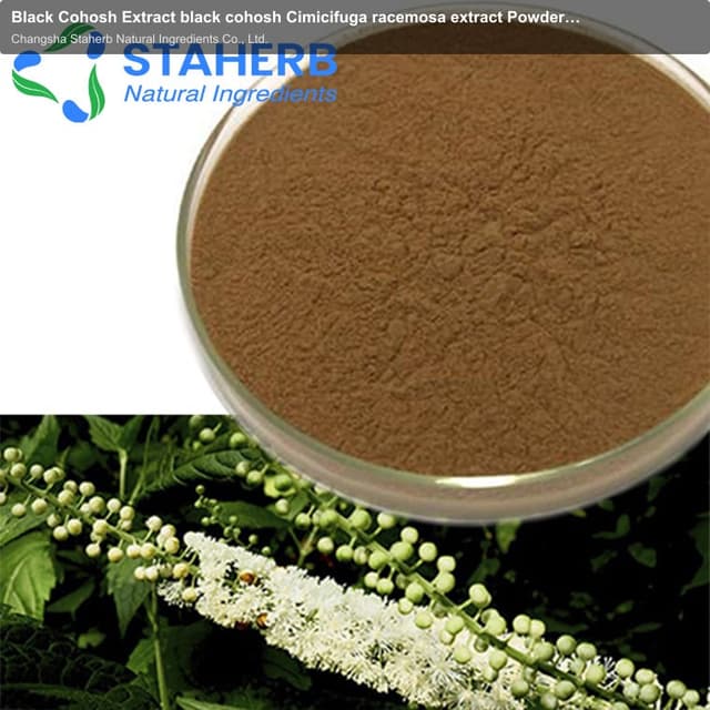 Black Cohosh Extract black cohosh Cimicifuga racemosa extract Powdered Black Cohosh Extract