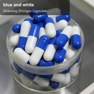 blue and white