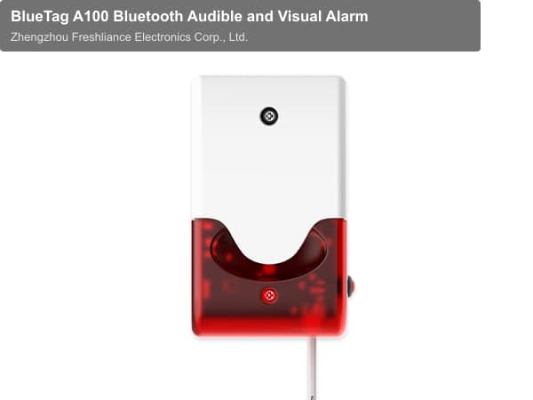 BlueTag A100 Bluetooth Audible and Visual Alarm