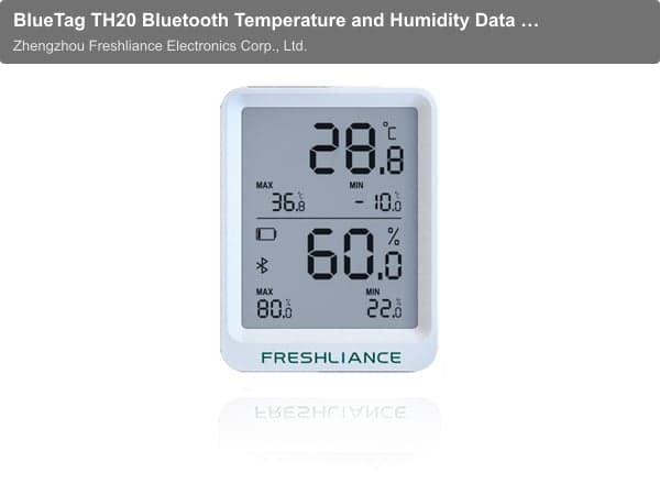 BlueTag TH20 Bluetooth Temperature and Humidity Data Logger