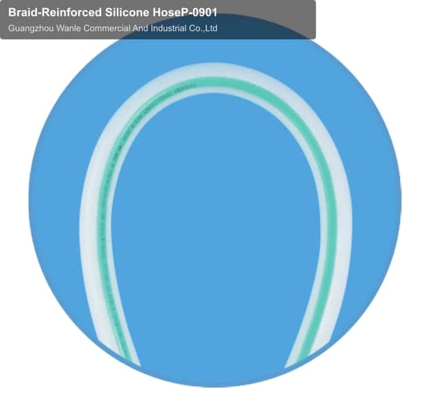 Braid-Reinforced Silicone HoseP-0901