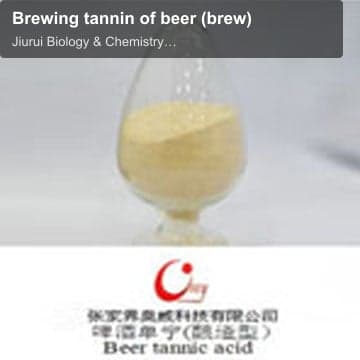 Brewing tannin of beer (brew)