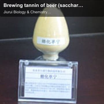 Brewing tannin of beer (saccharify)