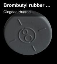 Brombutyl rubber stopper for injection