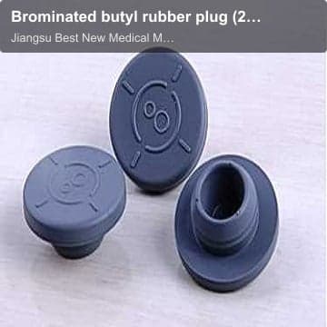 Brominated butyl rubber plug (20A5) for injection aseptic powder