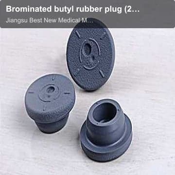 Brominated butyl rubber plug (20b2-1) for injection aseptic powder