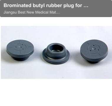Brominated butyl rubber plug for injection (25.5a)