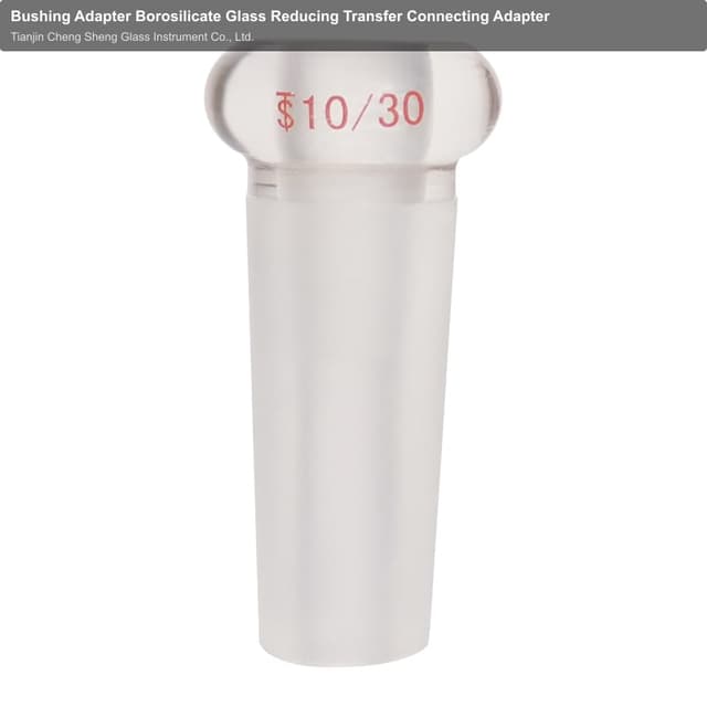 Bushing Adapter Borosilicate Glass Reducing Transfer Connecting Adapter