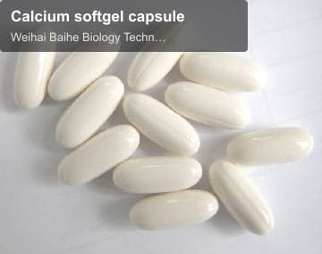Calcium softgel capsule