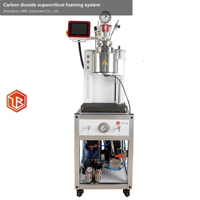 Carbon dioxide supercritical foaming system