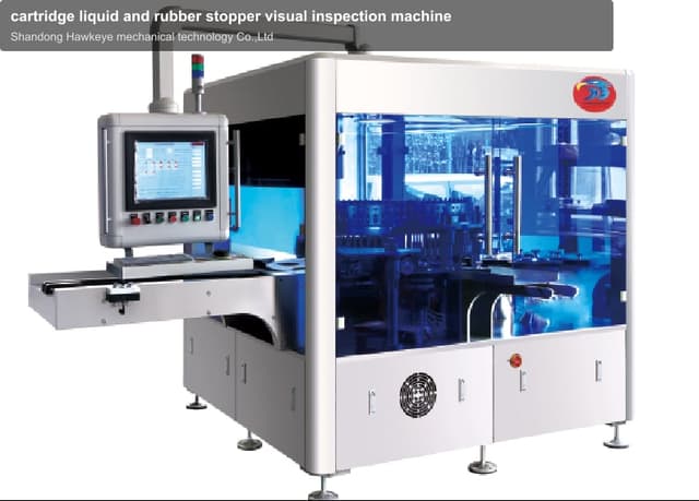 cartridge liquid and rubber stopper visual inspection machine