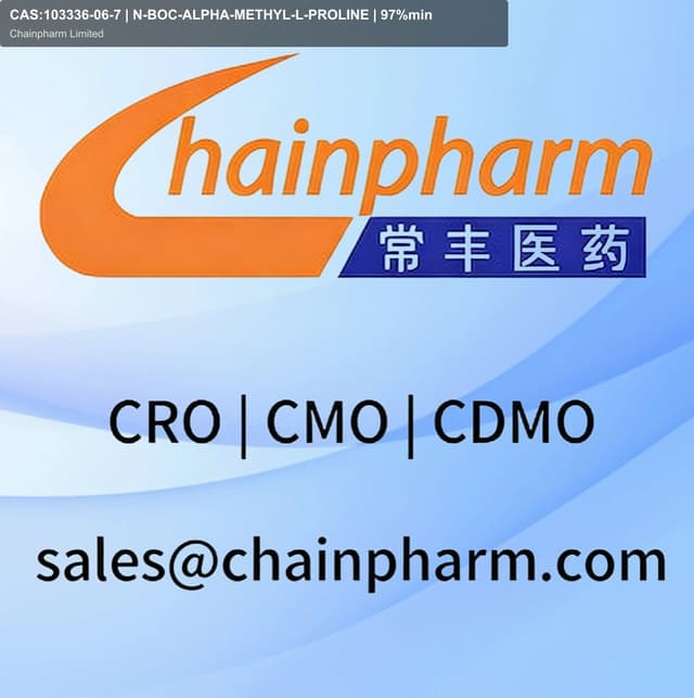 CAS:103336-06-7 | N-BOC-ALPHA-METHYL-L-PROLINE | 97%min