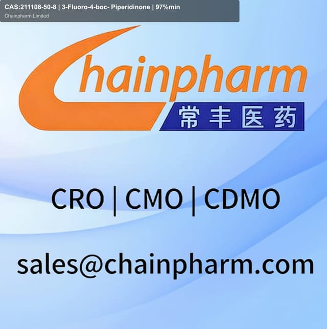 CAS:211108-50-8 | 3-Fluoro-4-boc- Piperidinone | 97%min