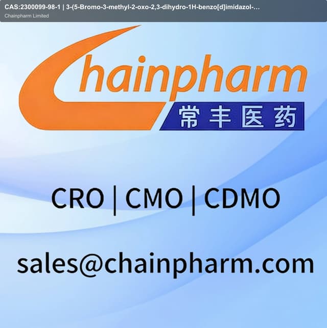 CAS:2300099-98-1 | 3-(5-Bromo-3-methyl-2-oxo-2,3-dihydro-1H-benzo[d]imidazol-1-yl)piperidine-2,6-dione | 98%min