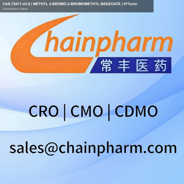 CAS:78471-43-9 | METHYL 4-BROMO-2-BROMOMETHYL-BENZOATE | 97%min