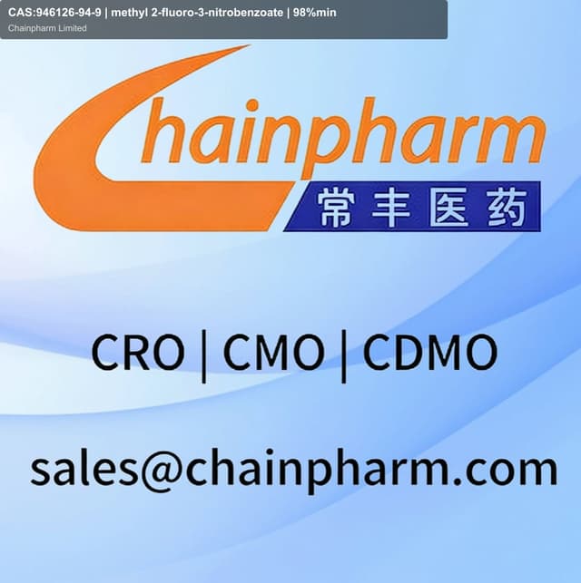 CAS:946126-94-9 | methyl 2-fluoro-3-nitrobenzoate | 98%min