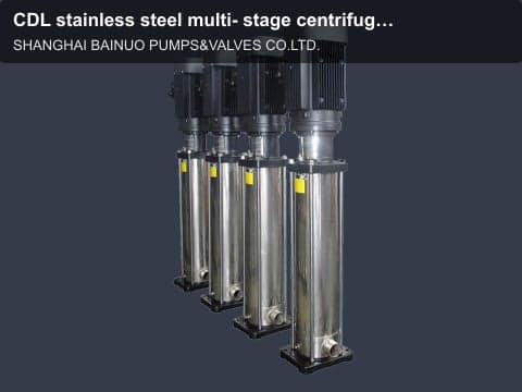 CDL stainless steel multi- stage centrifugal pumps