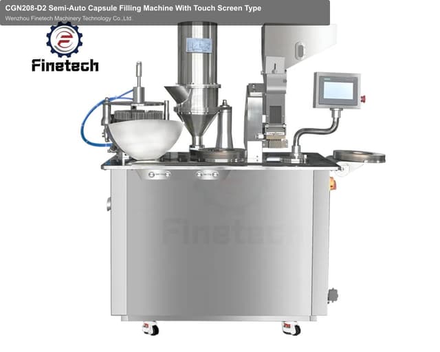 CGN208-D2 Semi-Auto Capsule Filling Machine With Touch Screen Type