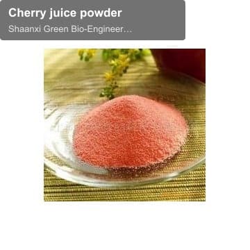 Cherry juice powder