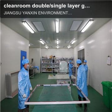 cleanroom double/single layer glazed window