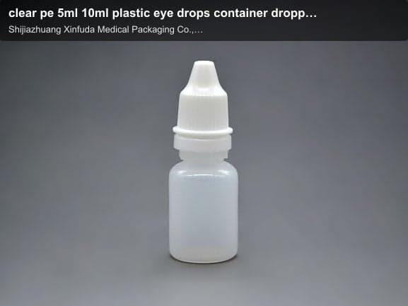 clear pe 5ml 10ml plastic eye drops container dropper 5ml 10ml medical squeeze bottle