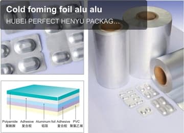 Cold foming foil alu alu