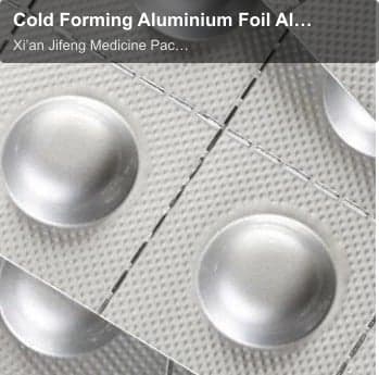Cold Forming Aluminium Foil Alu Alu Aluminum Blister packing for food&medicine