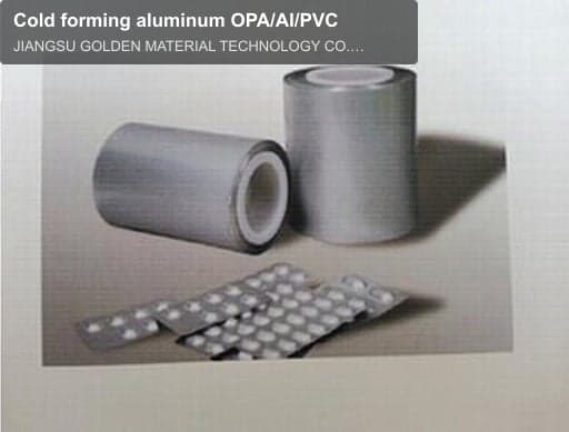 Cold forming aluminum OPA/AI/PVC
