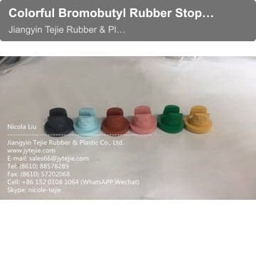 Colorful Bromobutyl Rubber Stopper